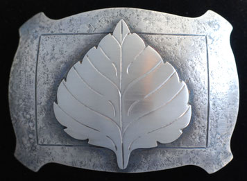 Aspen Leaf belt Buckle _RETRO