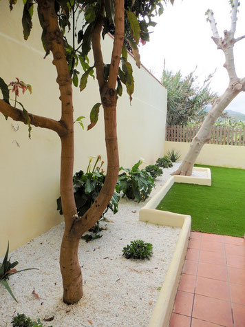 Seitliche Terrasse/Garten