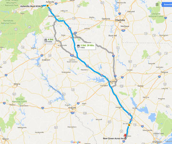 Strecke: Tag 4 (Google Maps)