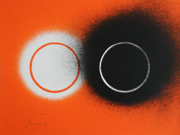 Otto Piene, Zero, handsigniert, Grafik