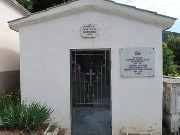 Tombe Famille Jean-Vitus Guerrini, cimetière d'Asco