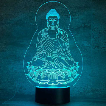 Buddah Geschenk 3d LED Lampe