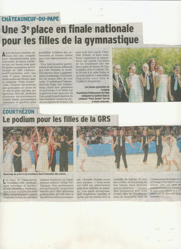 grs chateuneuf du pape competitions