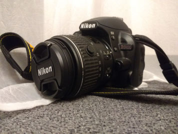 Nikon D3100 mit 18-55 mm Objektiv (zu klein für Tierfotografie) (Werbung/selbstbezahlt)