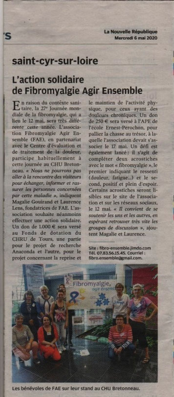 Nouvelle République du 06 mai 2020