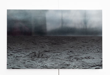 landscape #13 (empty #71)/2023年/ミクストメディア/H72.7 × W117 cm/個人蔵