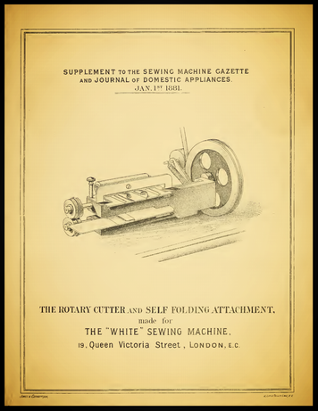 The Sewing Machine Gazette  January 1, 1881.