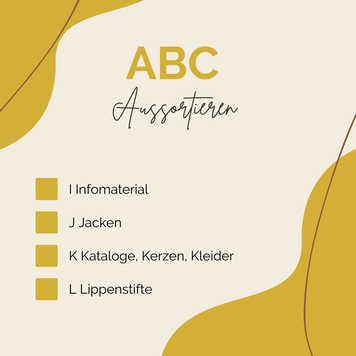 Ordnung schaffen
