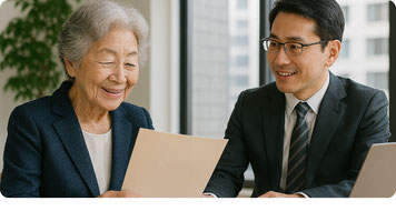 【遺言イメージ画像】新潟県加茂市の会社経営80代女性