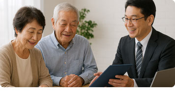 【遺言イメージ画像】お子様がいらっしゃらない新潟県加茂市の70代ご夫婦