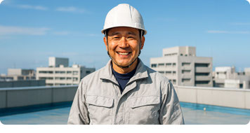 【イメージ写真】新潟県加茂市で建設業許可を取得した防水工事業の職人さん