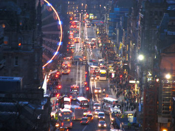 Sehenswürdigkeiten Edinburgh: Princess Street