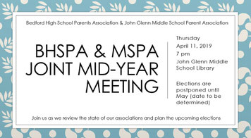 Websites: www.bhspa.org and https://bedfordmspa.wordpress.com/