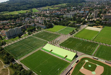 Luftaufnahme der Sportanlage Herrenschürli (Bildquelle: Kanton Zürich)