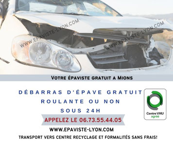 enlevement gratuit epave mions