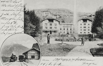 Engadin Press Co, gestempelt 19. August 1908