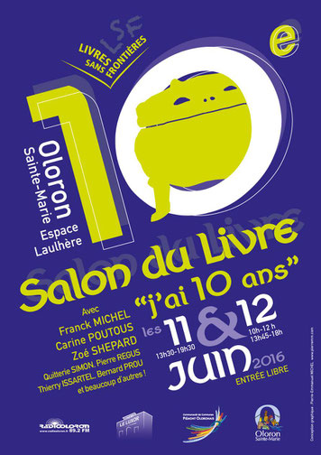 affiche salon livre oloron 2016 blog marie fananas écrivain