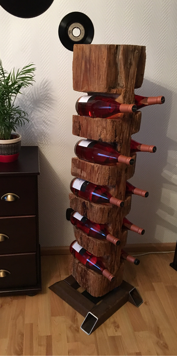 Weinregal, Massivholz, Individuell, Schwarzwald, handwerk