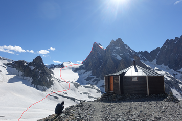 L' Evêque SW-Grat, Südwest-Grat, Überschreitung, Refuge des Bouquetins