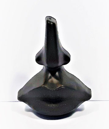 SALVADOR DALI - COQUE NOIRE MUNIE D'UN ECHANTILLON-TUBE