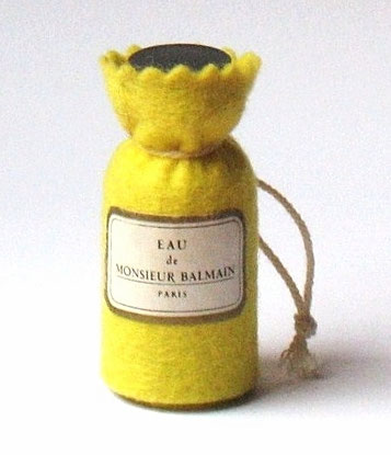 FEUTRINE : EAU DE MONSIEUR BALMAIN - FEUTRINE JAUNE