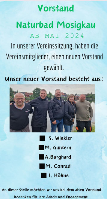 Unser neuer Vorstand