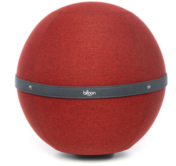 Siège ballon Bloon Rouge Carmin ERGOaccessoires.com