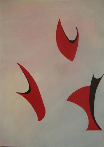 Puppis, Acryl auf Leinwand, 50 x 70 cm