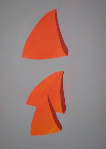 Dimensionen, Acryl auf Leinwand, 50 x 70