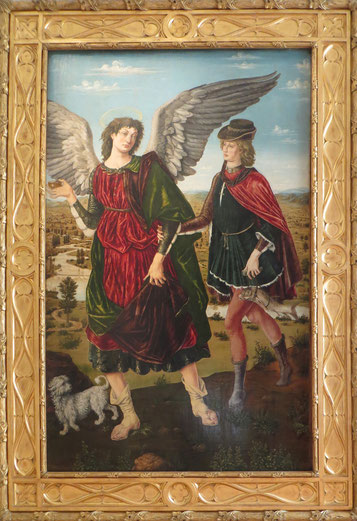 Turin - Galleria Sabauda -  Pollaiuolo - Tobie et l'Ange