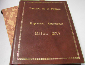 Signature book Pavillon de la France Conti Borbone