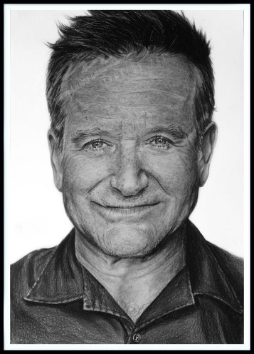 Robin Williams, Robin Williams Drawing, Portrait Robin Williams, yvmalou, yvonnwe wegemund, peter pan, rip robin williams