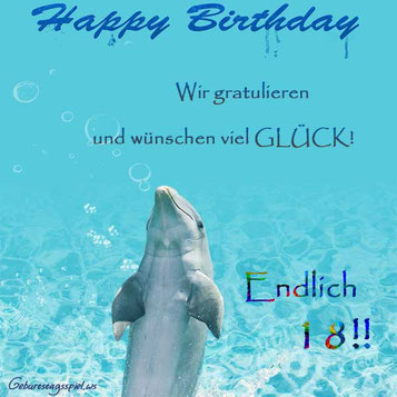 Lustige Glückwünsche zum 18. Geburtstag über WhatsApp verschicken