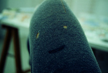 say hello to holes of my pants