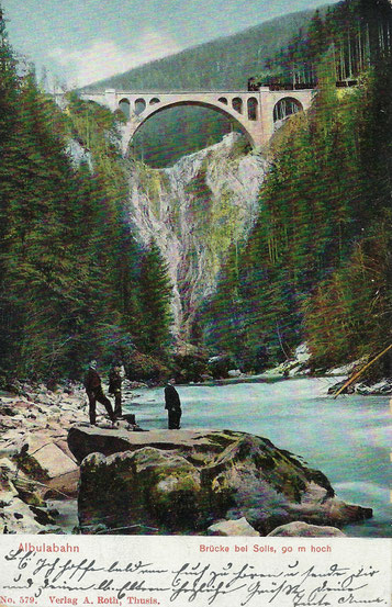 Verlag A. Roth Thusis, gestempelt 31.06.1904