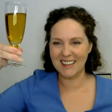 Meine Teilnehmer des Onlinekurses "Das neue Führen" und ich feiern den erfolgreichen Abschluss. Susanne Kruse Coaching