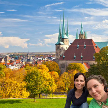 zu Besuch in Erfurt
