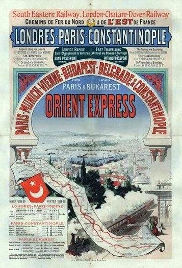 Simplon Orient Express poster