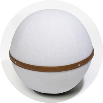 Bloon Lin Neige vue de face avec revêtement textile clair