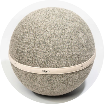 Siège ergonomique Bloon amande moucheté, alternative confortable à la chaise de bureau