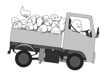 Dally満載トラックイラスト