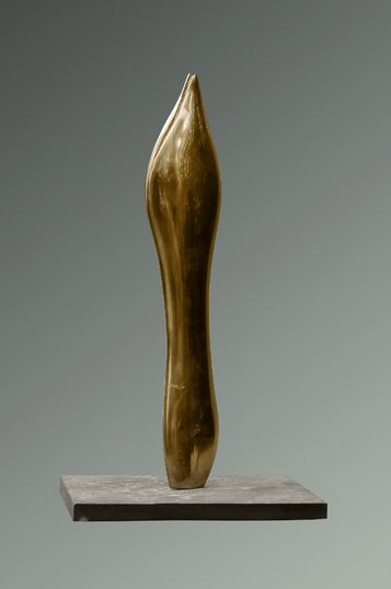 Heidrun Feistner: Dämmerungen / Bronzefassung / Exemplar 2/3 / 36 cm / Foto Jean Molitor
