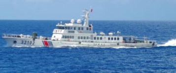 5日以降、尖閣諸島周辺の接続水域で航行が確認された中国公船