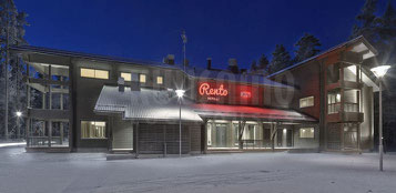 Restaurant und Hotel im Blockhaus nach moderner Art für 55 bis 60 übernachtende Gäste