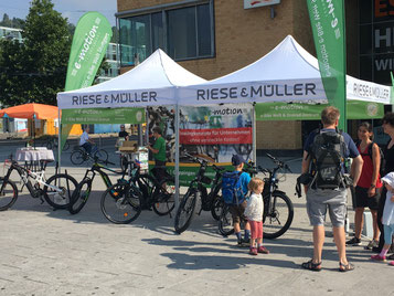 Mit einem Informationsstand bei den 13. Fahrradaktionstagen