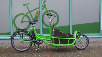 Das Carrier Lastenrad in der e-motion e-Bike Welt Gießen