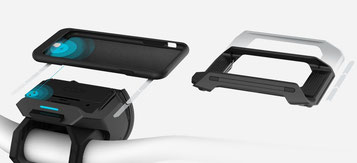 Sie können Ihr Smartphone ganz einfach per COBI Hub am Lenker montieren