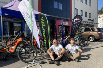 Das Team der e-motion e-Bike Welt Herdecke beim Herdecker Fitness- & Gesundheitstag