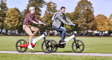 Auf Grund ihrere geringen Größe können Sie Falt- und Kompakt e-Bikes besonders platzsparend im Auto transportieren
