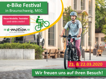 Die e-Bike Highlights 2020 beim Fahrrad Festival Braunschweig